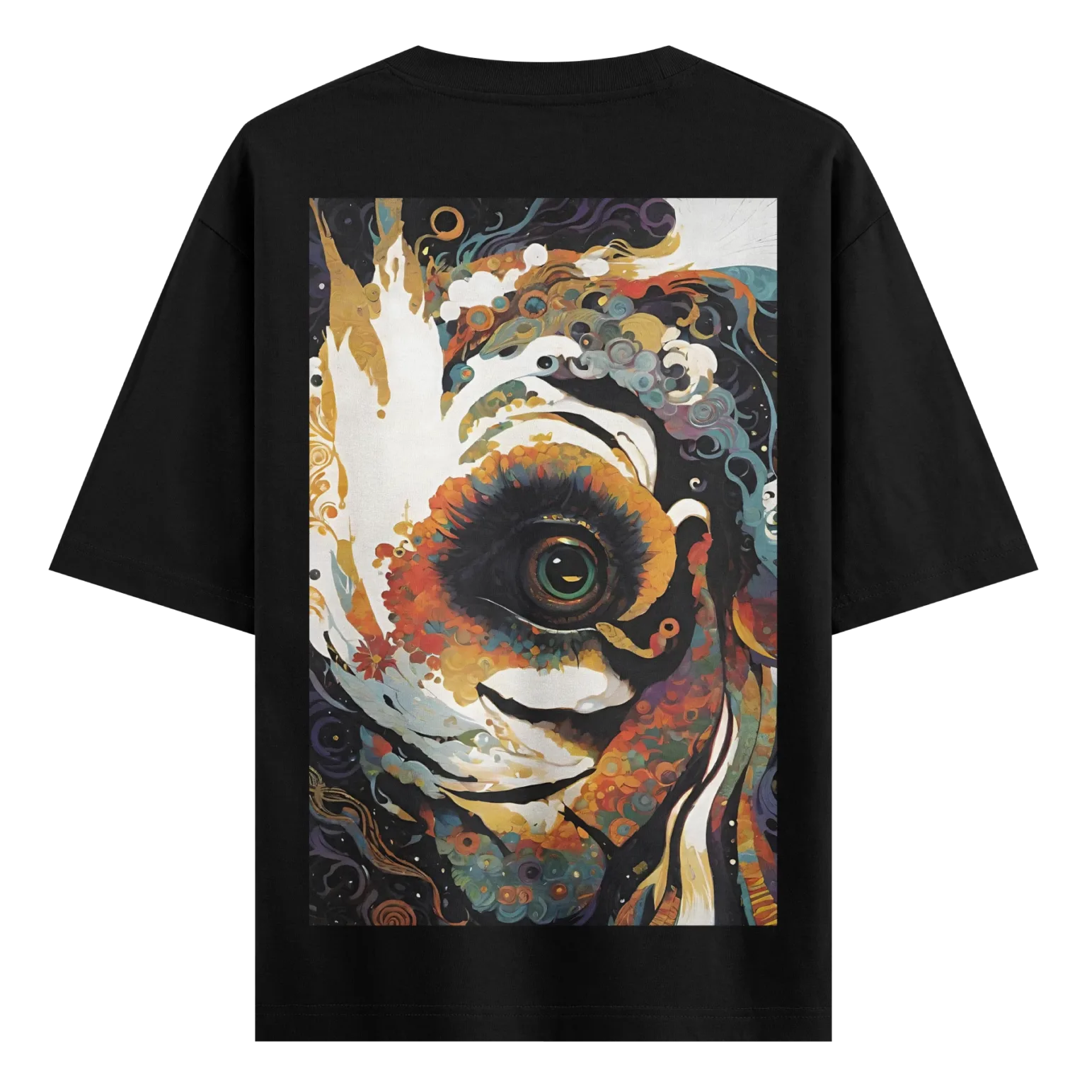 AiryTrend Artistic Eye Oversized T-Shirt