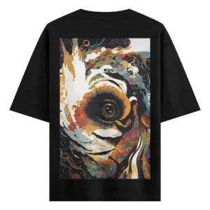 AiryTrend Artistic Eye Oversized T-Shirt