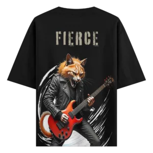 AiryTrend Fierce Rockstar Oversized T-Shirt