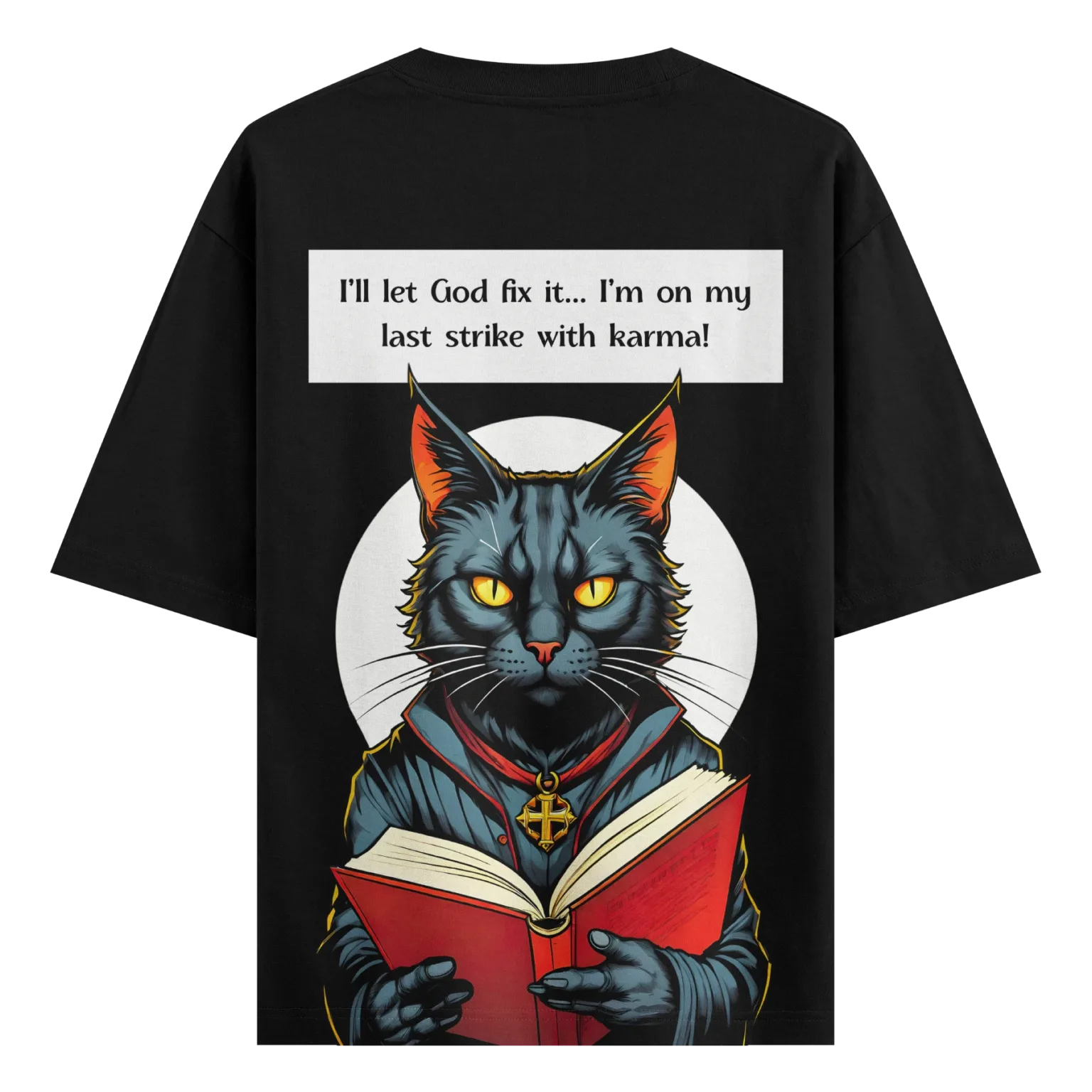 AiryTrend Last Strike Karma Oversized T-Shirt