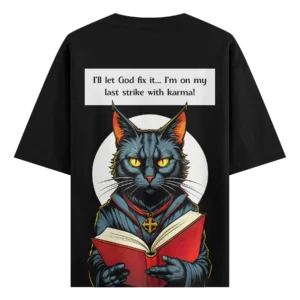 AiryTrend Last Strike Karma Oversized T-Shirt