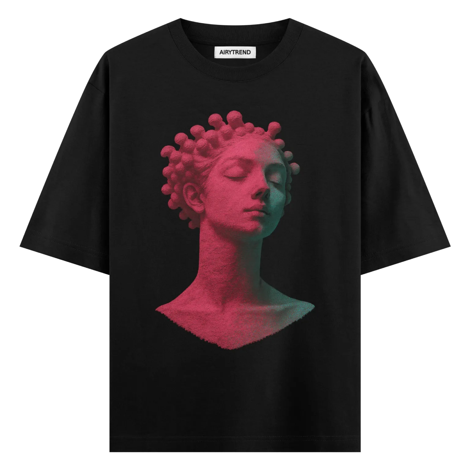 Modern Sculpture Art Oversized T-Shirt – Aesthetic Streetwear for Bold Looks